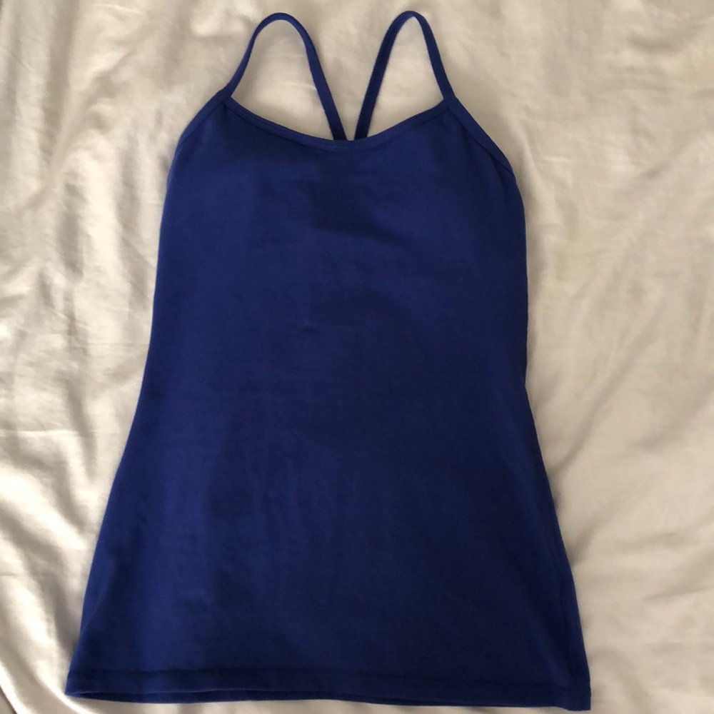 Blue Lululemon Tank Top